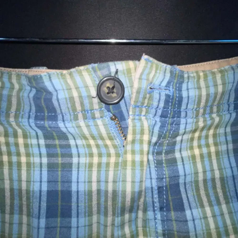 IZOD Men's‎ Plaid Flat Front Shorts Size 36